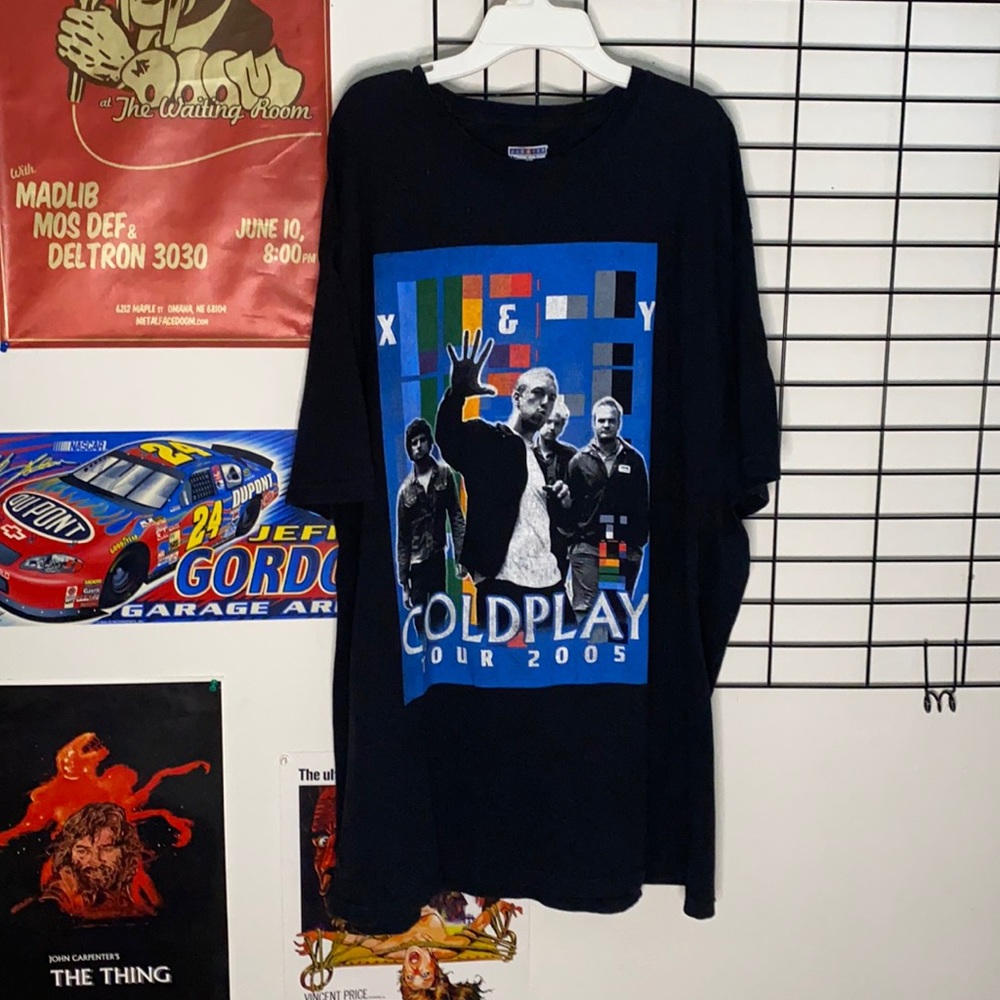 2005 Coldplay tour t shirt
